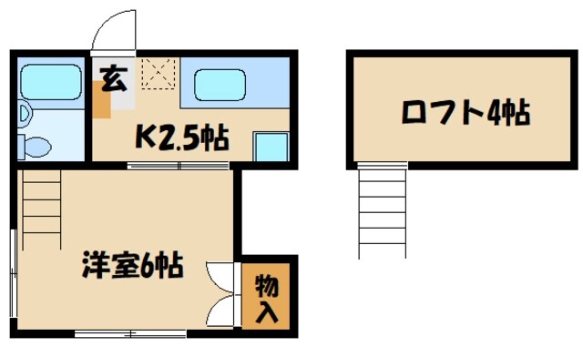 サンシティ稲田堤第一の物件間取画像