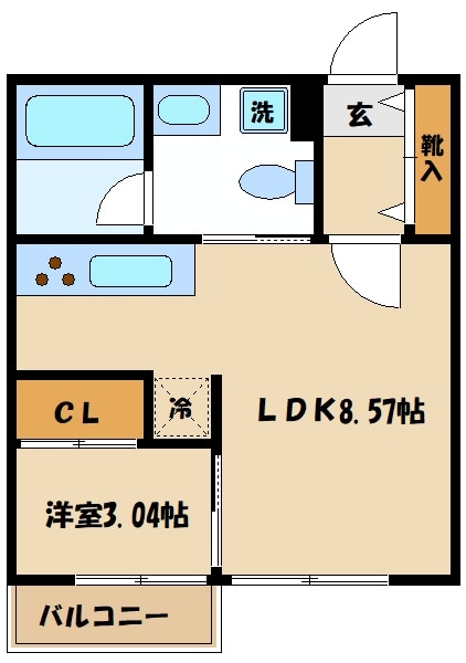 Ａｖｅｎｉｒ　ＴａｍａｇａｗａＧａｋｕｅｎの物件間取画像