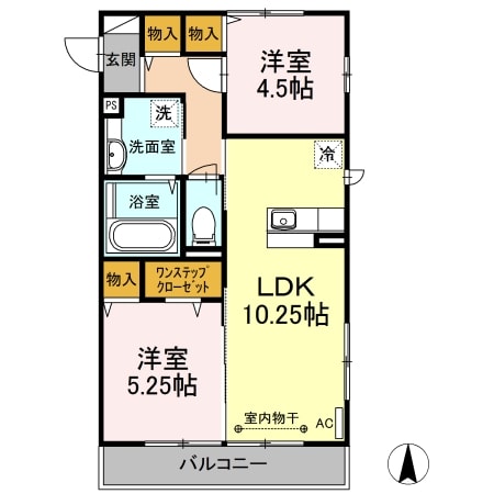 tres-dropwortの物件間取画像