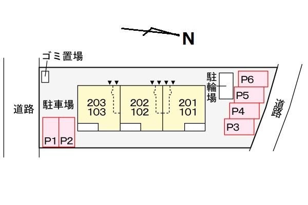 美しが丘西２丁目アパート（０２７８２１５０１）の物件内観写真