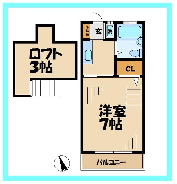 ジュネスpartIIの物件間取画像