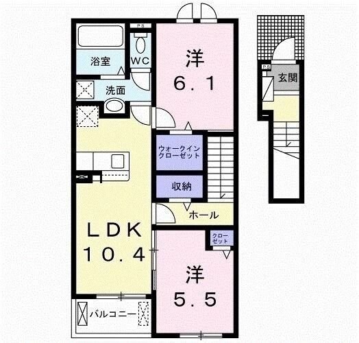 Ｋ－サルビアの物件間取画像