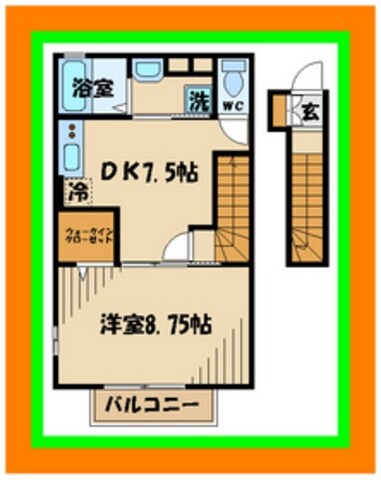 ヴェルデュールの物件間取画像