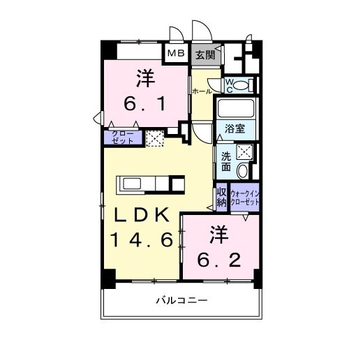 エクラタンの物件間取画像