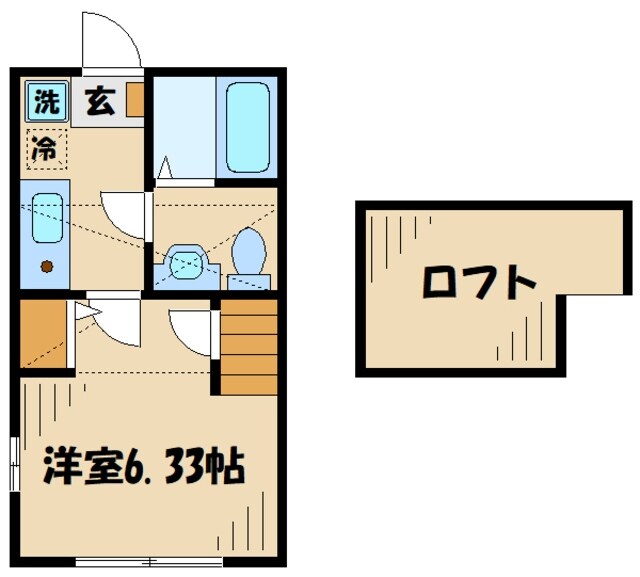 ルマーク鶴川の物件間取画像