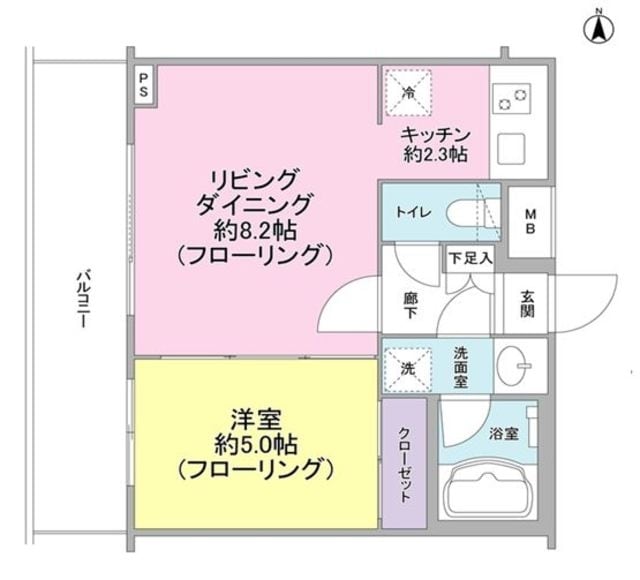 ダイナシティ宮前平の物件間取画像