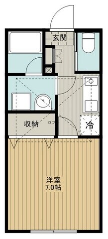 シティハイツ中野島の物件間取画像