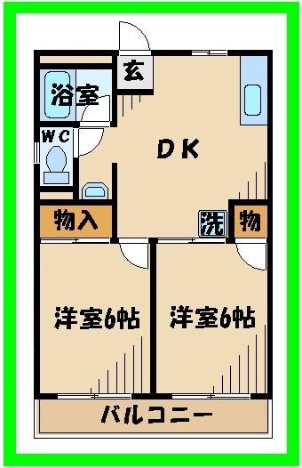 物件間取画像