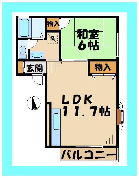 チェリーハイムの物件間取画像