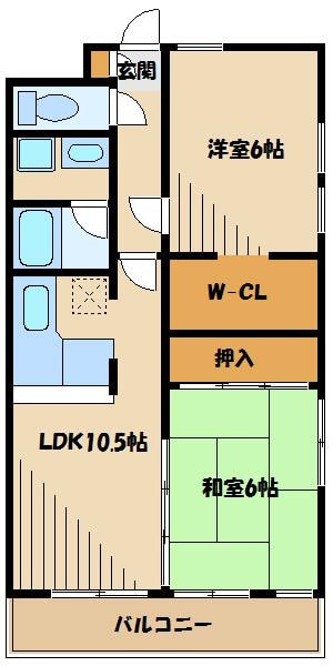 花水木ガーデンヒルズ玉川学園の物件間取画像