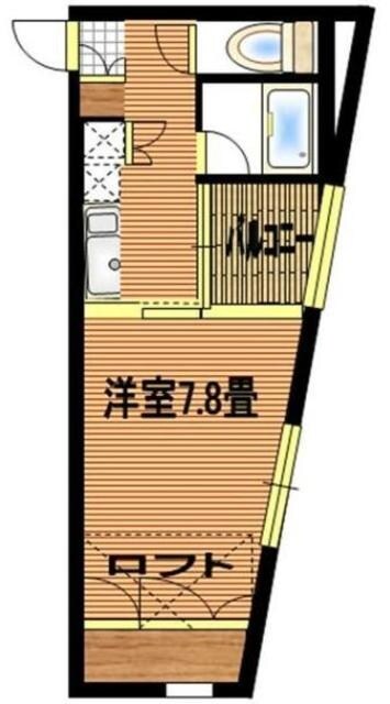 コーストハウスの物件間取画像