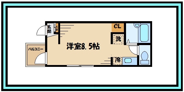 アコルデサンセイ宿河原の物件間取画像