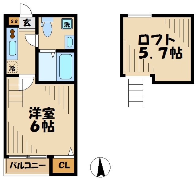 CRASTINE新百合ヶ丘の物件間取画像