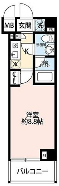 プレール・ドゥーク溝の口の物件間取画像