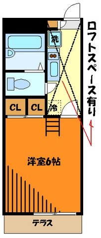 レオパレスビューテラスの物件間取画像