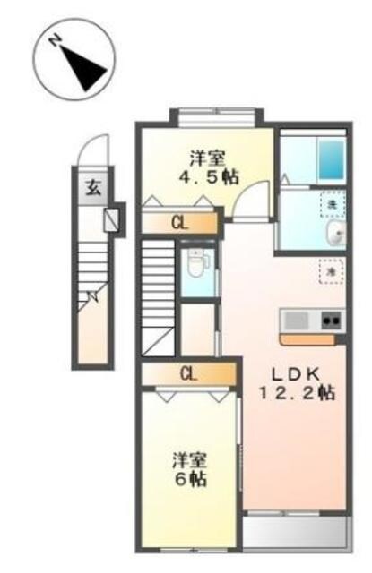 ベリタの物件間取画像