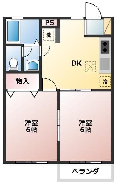 ＫＳハイム　C棟の物件間取画像