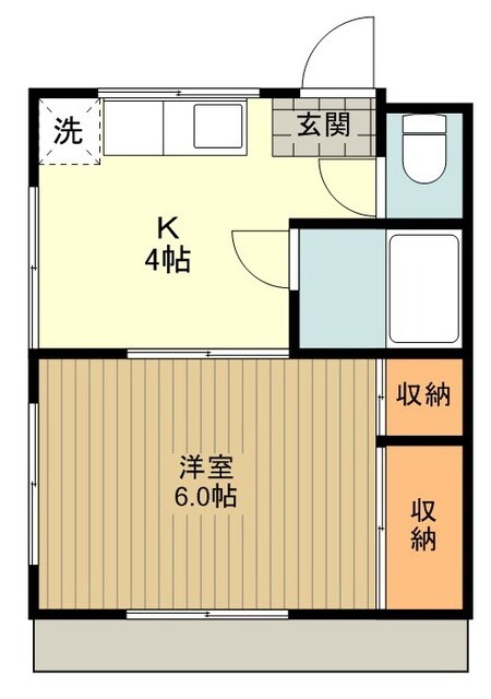 コーポカーサミアの物件間取画像