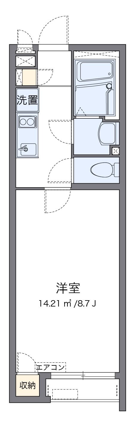 クレイノＫＯＮＤＯＨの物件間取画像