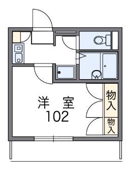 レオパレス舘町の物件間取画像