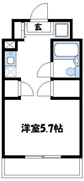 ラフィーネ学生マンションの物件間取画像