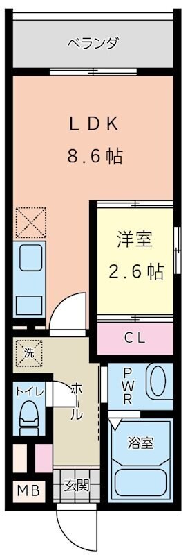 グラニテ・ルノミの物件間取画像