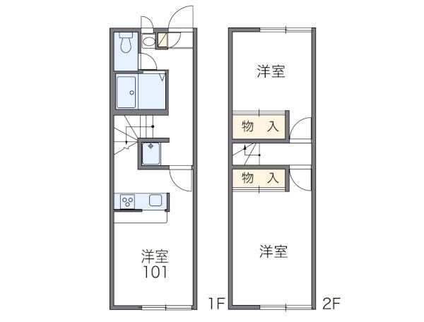 レオパレスフレンズの物件間取画像