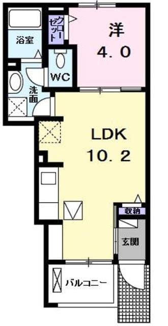 イーストプリムラの物件間取画像