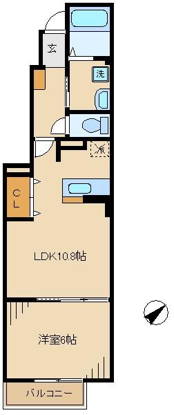 サンセールの物件間取画像