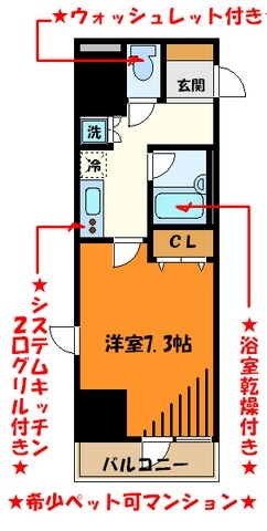 スパシエ八王子クレストタワーの物件間取画像