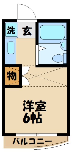 ハイムＫの物件間取画像