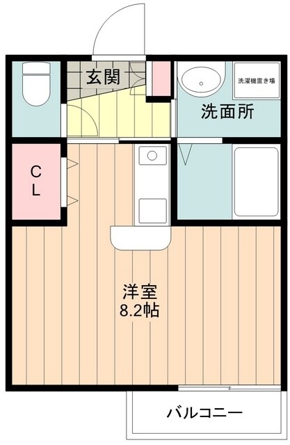 エスポワール小俣の物件間取画像