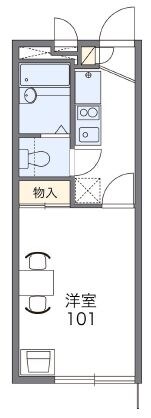 レオパレスＰｏｃｋｅｔＰａｒｋIIの物件間取画像