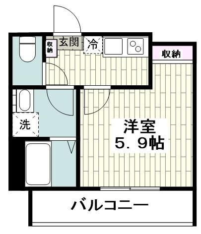 ビリーヴヒル弐番舘の物件間取画像