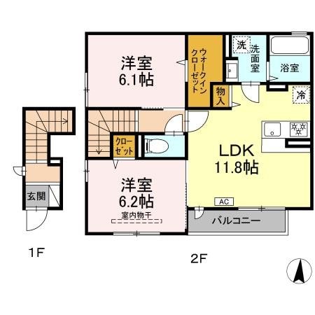 ジュピターの物件間取画像