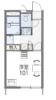 レオパレスシャルマンＡIIIの物件間取画像