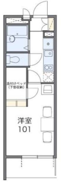 レオパレス伊勢吉の物件間取画像