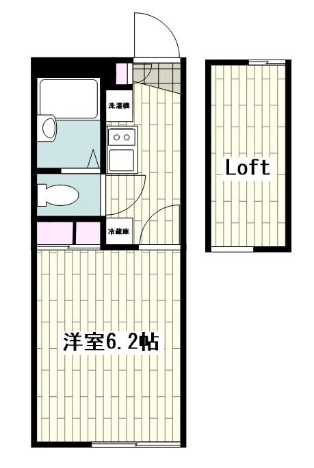 レオパレス森の物件間取画像