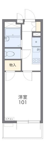 レオパレスＮＥＸＴIIの物件間取画像