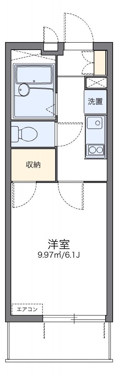 レオパレス青砥坂の物件間取画像