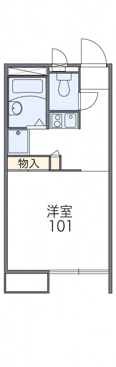 レオパレスサニーヒル磯子の物件間取画像