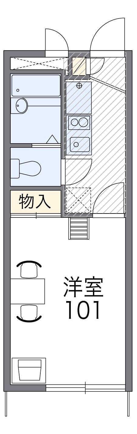 レオパレスフジの物件間取画像