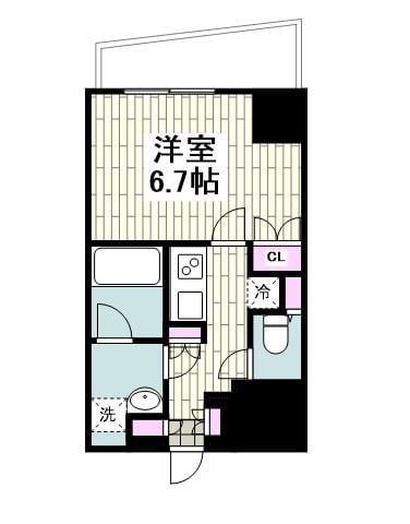 メゾン鶴屋町の物件間取画像