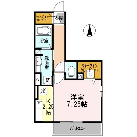 With湘南　Aの物件間取画像