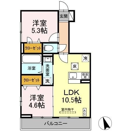 （仮称）D-ROOM本鵠沼５丁目の物件間取画像