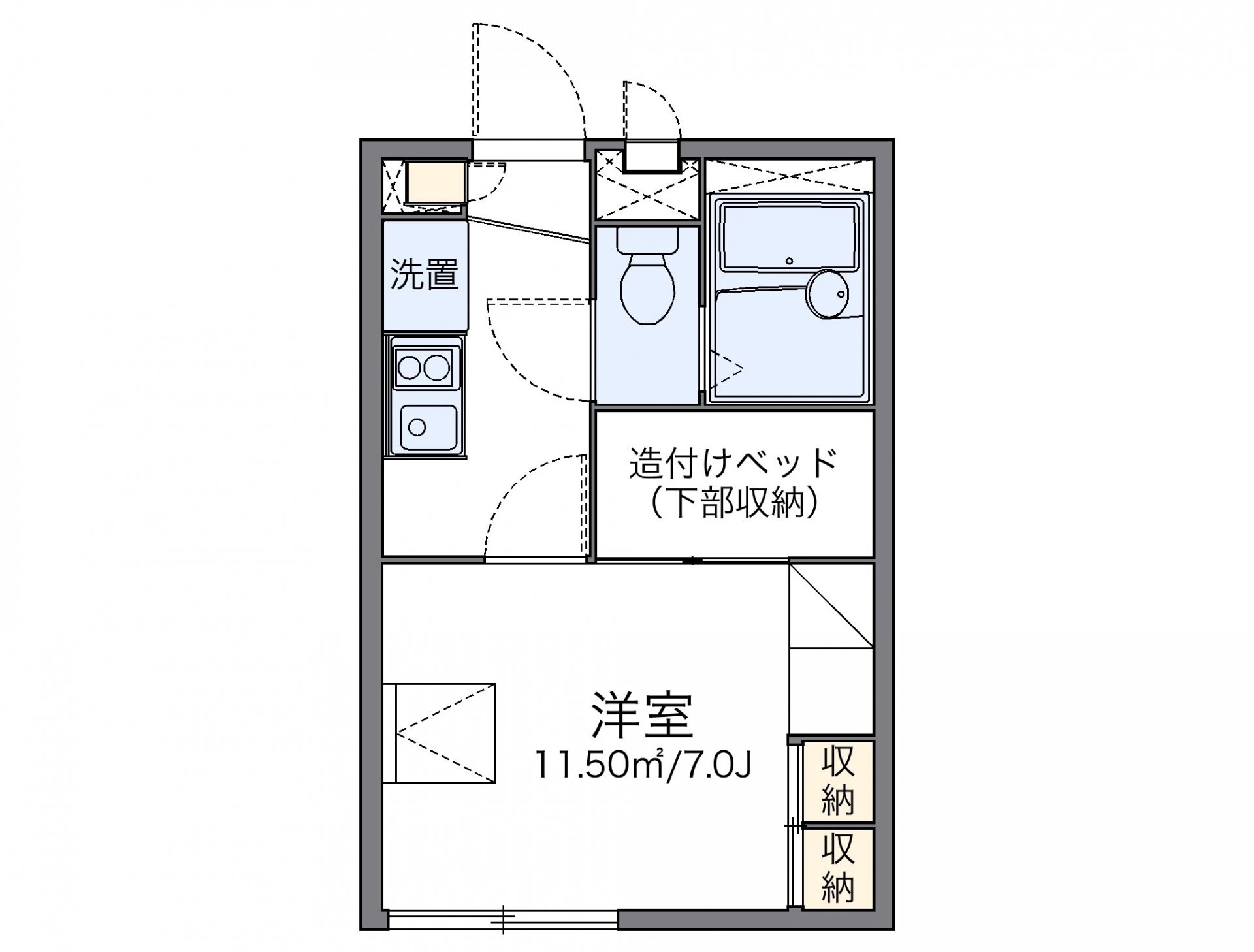 レオパレスステラの物件間取画像