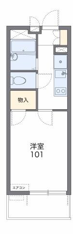 レオパレスファルケの物件間取画像