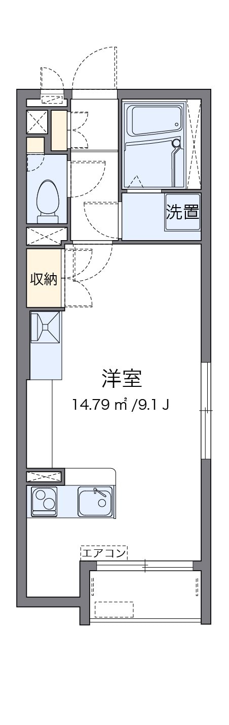 レオネクストモリシゲの物件間取画像