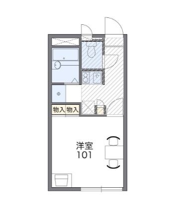 レオパレスグレイス湘南台の物件間取画像