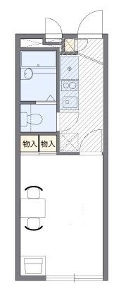 レオパレスハピネスの物件間取画像